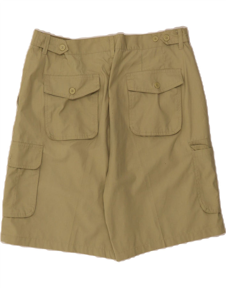 VINTAGE Mens Cargo Shorts IT 54 2XL W36  Beige Polyester Vintage Vintage and Second-Hand Vintage from Messina Hembry 