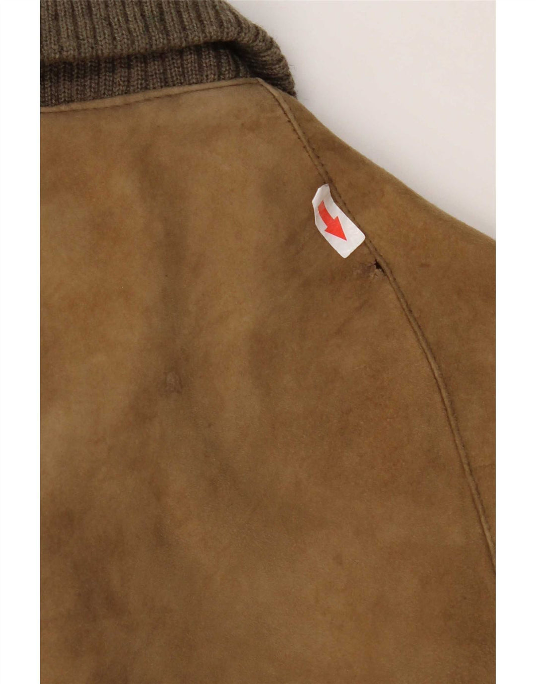 Vintage muška bomber jakna od brušene kože UK 38 srednje bež boje