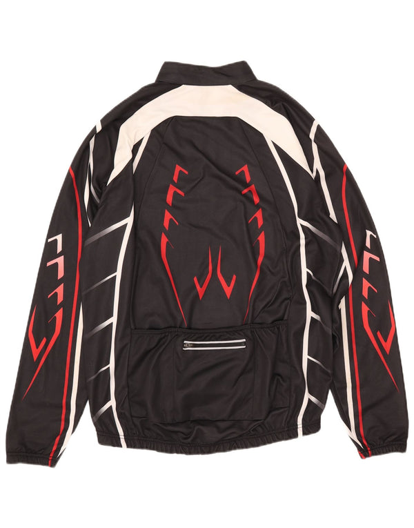 CRANE Muška majica s izrezom i trenirkom IT 52 Large Black Geometric