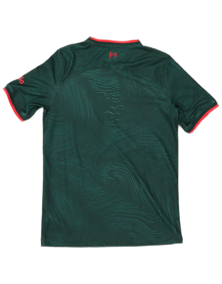 NIKE Boys Graphic T-Shirt Top 11-12 Years Green Poliester