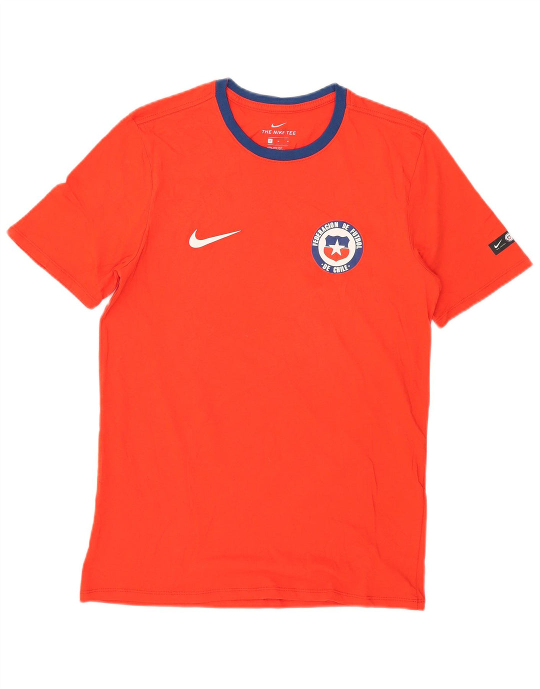 Nike muška majica atletskog kroja, srednji crveni pamuk