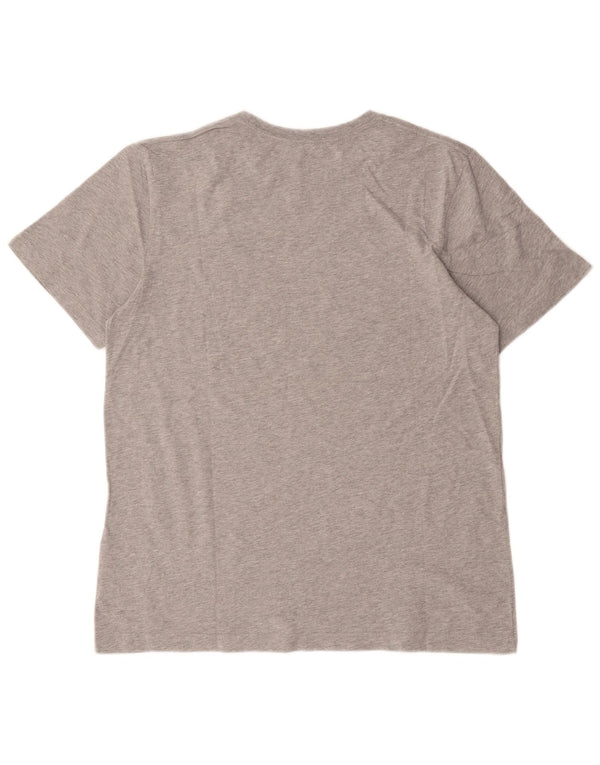 Nike muška majica kratkih rukava Slim Fit Graphic Top 2XL sivi pamuk