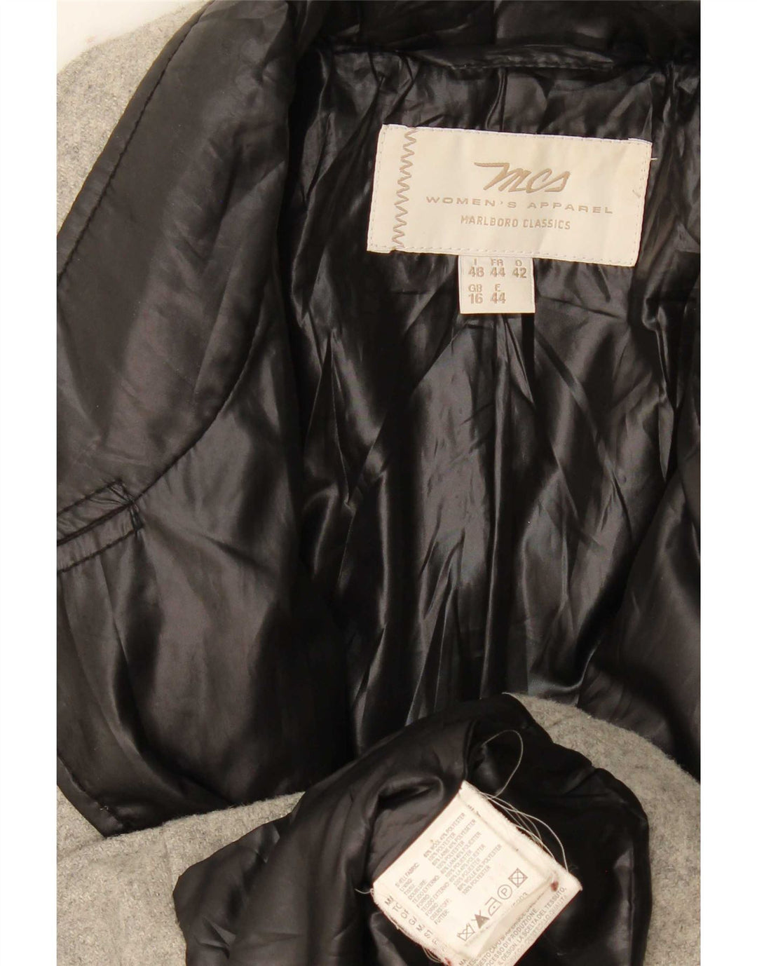 Ženska jakna Marlboro Classics UK 16 Large Grey Colourblock
