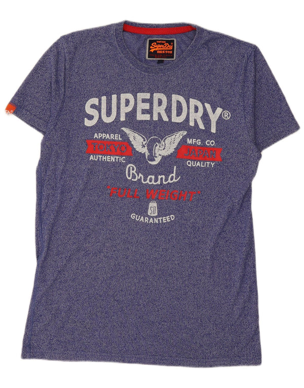 SUPERDRY muška majica kratkih rukava s velikim plavim flekama