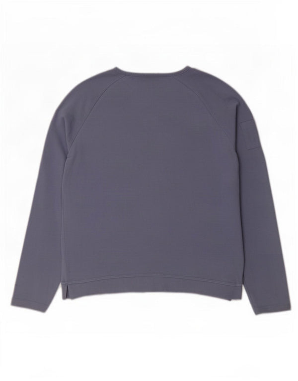 Champion Womens Top Long Sleeve UK 16 Large Blue