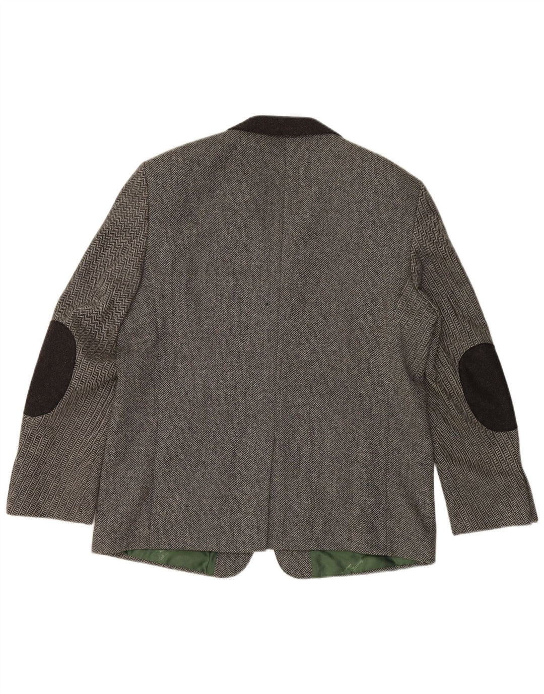 H.MOSER Muška jakna sako s 3 gumba EU 54 2XL siva riblja kost vuna