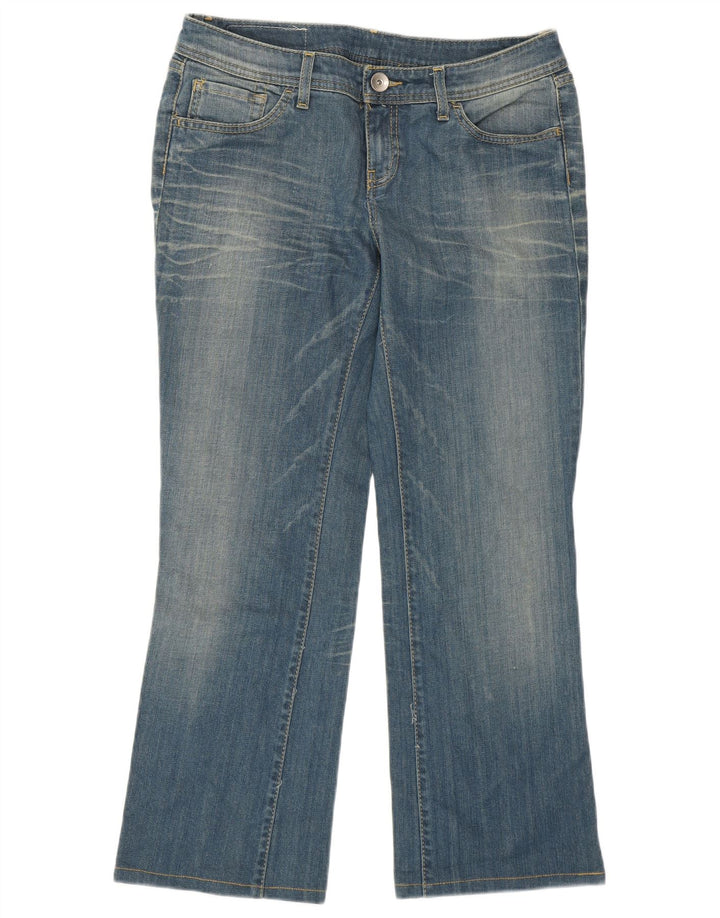 Ženske traperice Benetton Bootcut W29 L27 Plavi pamuk