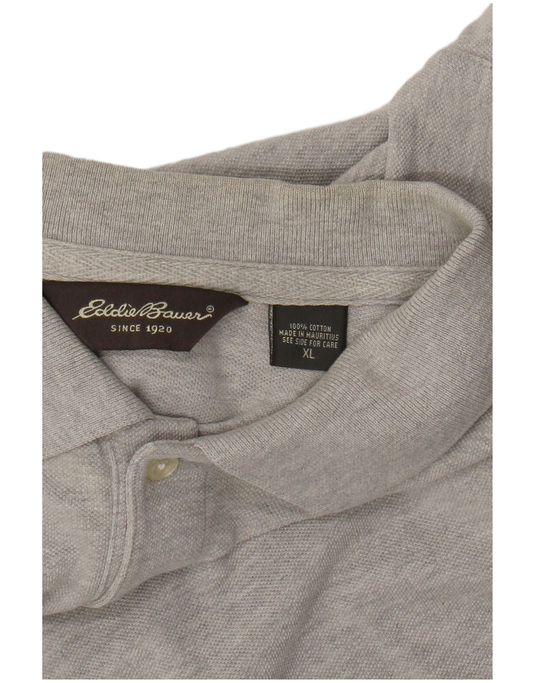 Eddie Bauer muška polo majica XL sivi pamuk