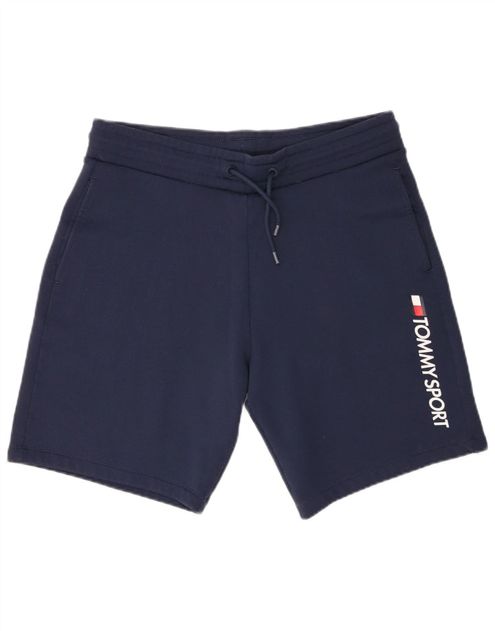 Tommy Hilfiger muške kratke sportske hlače srednje tamnoplave s grafičkim motivima
