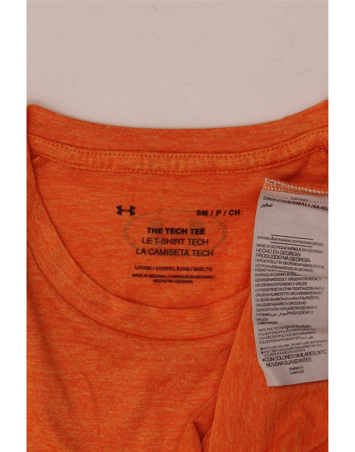 Under Armour muška The Tech Tee majica kratkih rukava Mali narančasti poliester