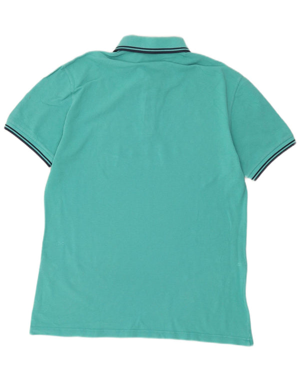 Fred Perry muška uska polo majica velika tirkizna pamuk