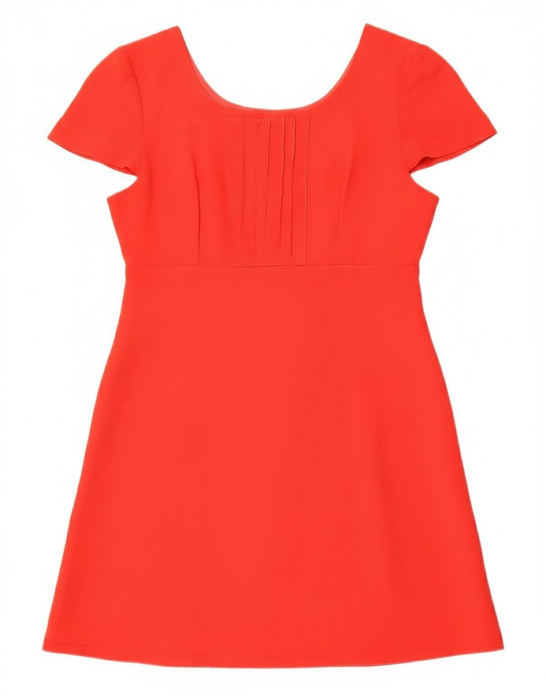 VINTAGE Womens A-Line Dress UK 12 Medium Red