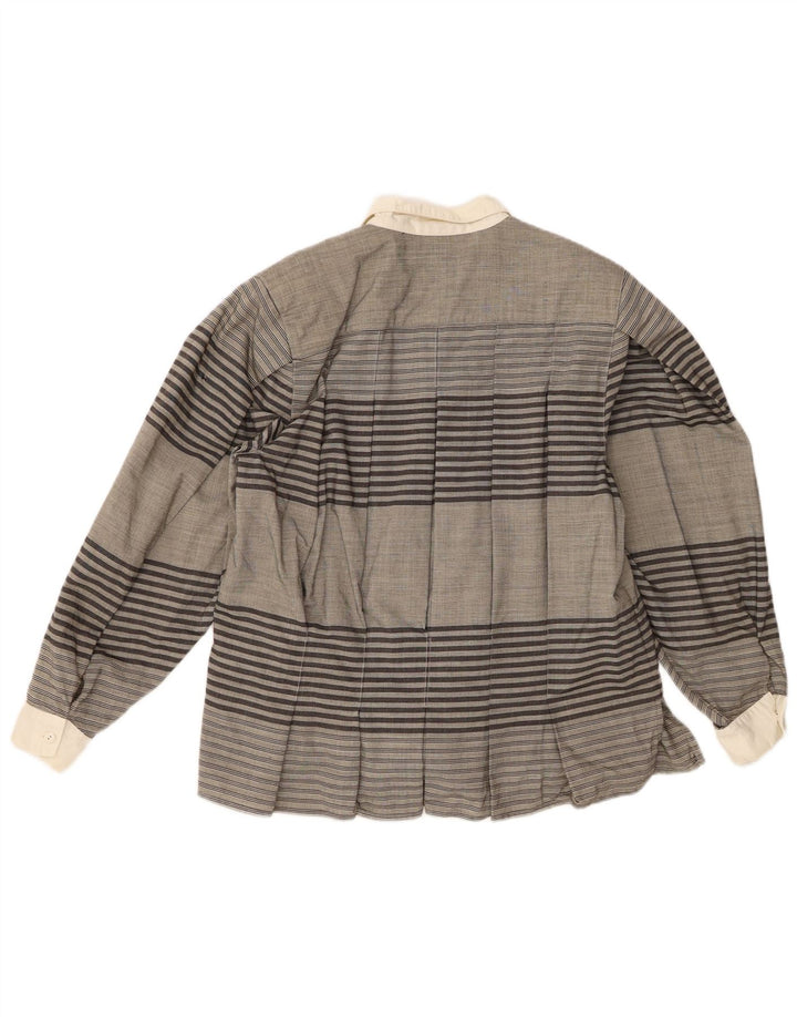 Vintage ženska košulja bluza IT 44 srednje sive pruge