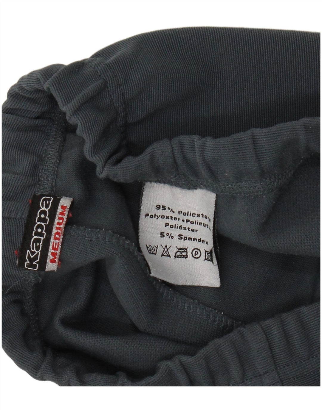 KAPPA muške hlače za trenirku srednje sive boje od poliestera