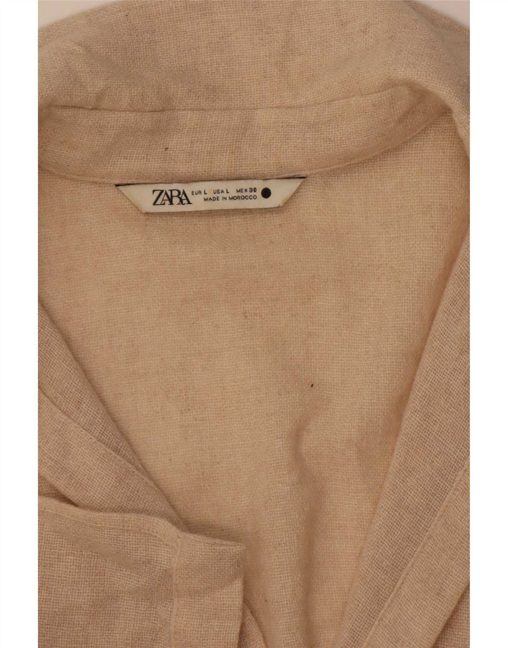 Zara ženska košulja UK 16 Large Beige