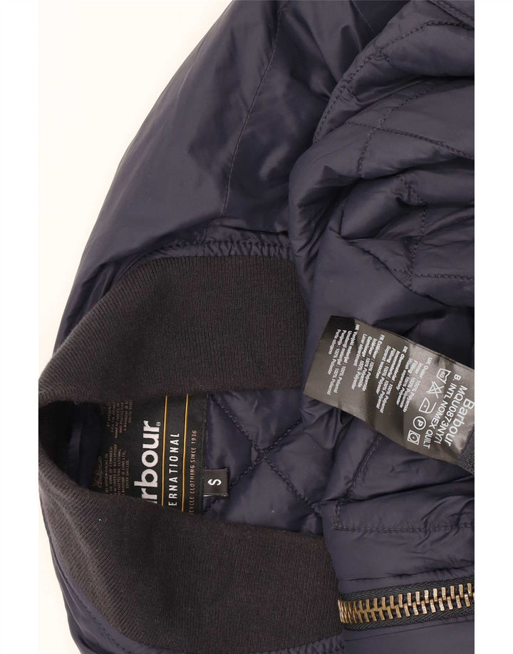 Barbour muška podstavljena jakna UK 36 mala tamnoplava poliamidna boja