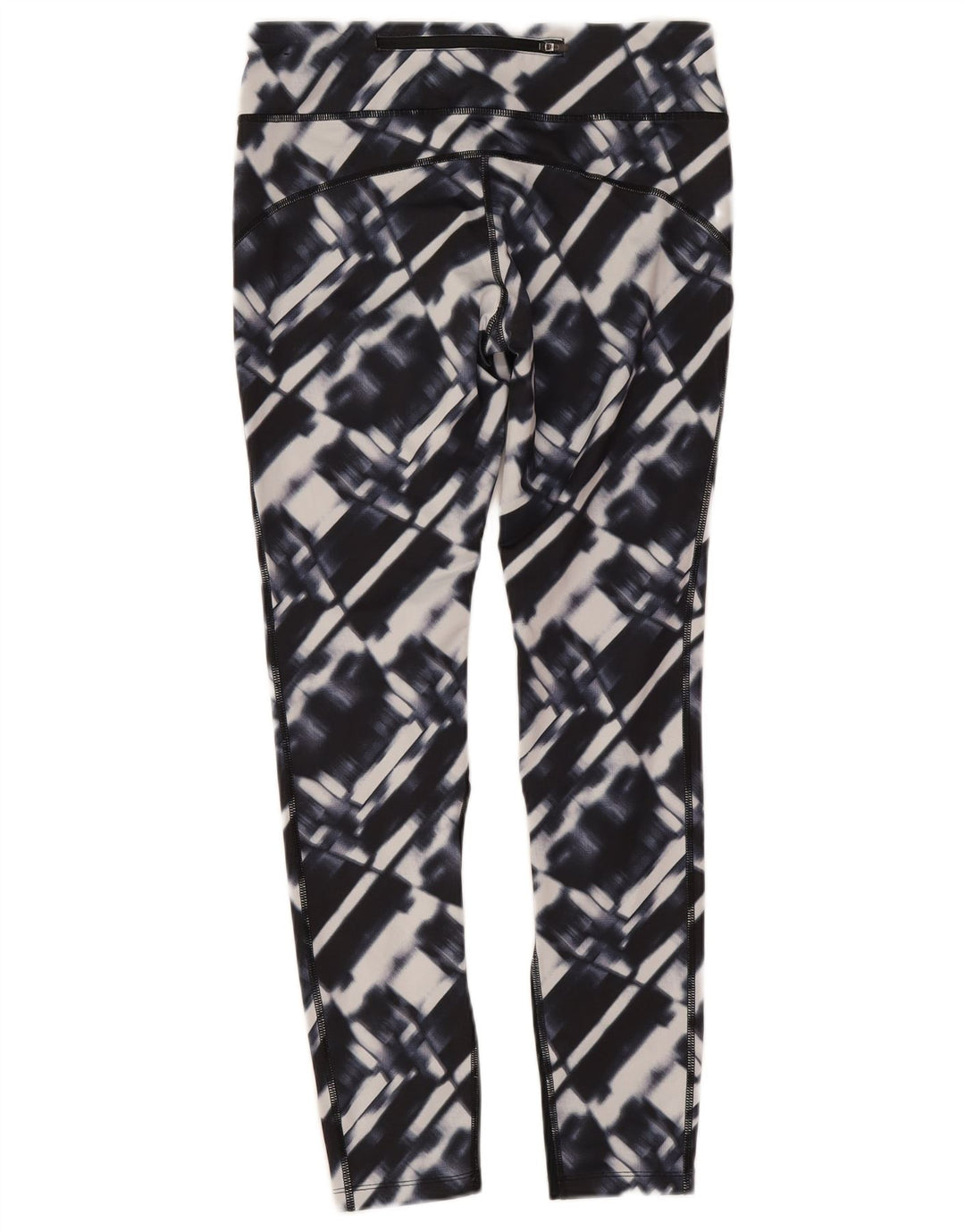 Nike Ženske Dri Fit Leggings UK 12 Medium tamnoplavi geometrijski poliester