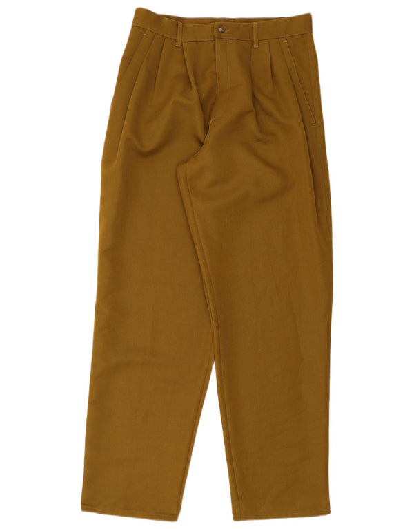 Vintage muške kargo hlače visokog struka IT 50 Large W31 L32 smeđi poliester