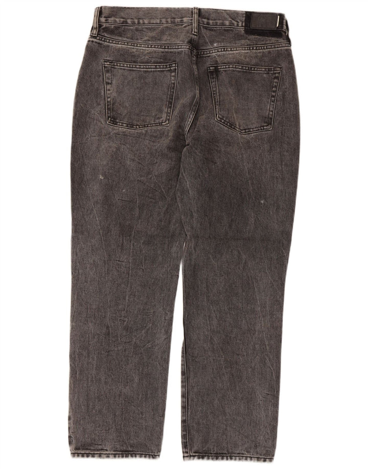 Superdry muške ravne traperice W32 L28 sivi pamuk