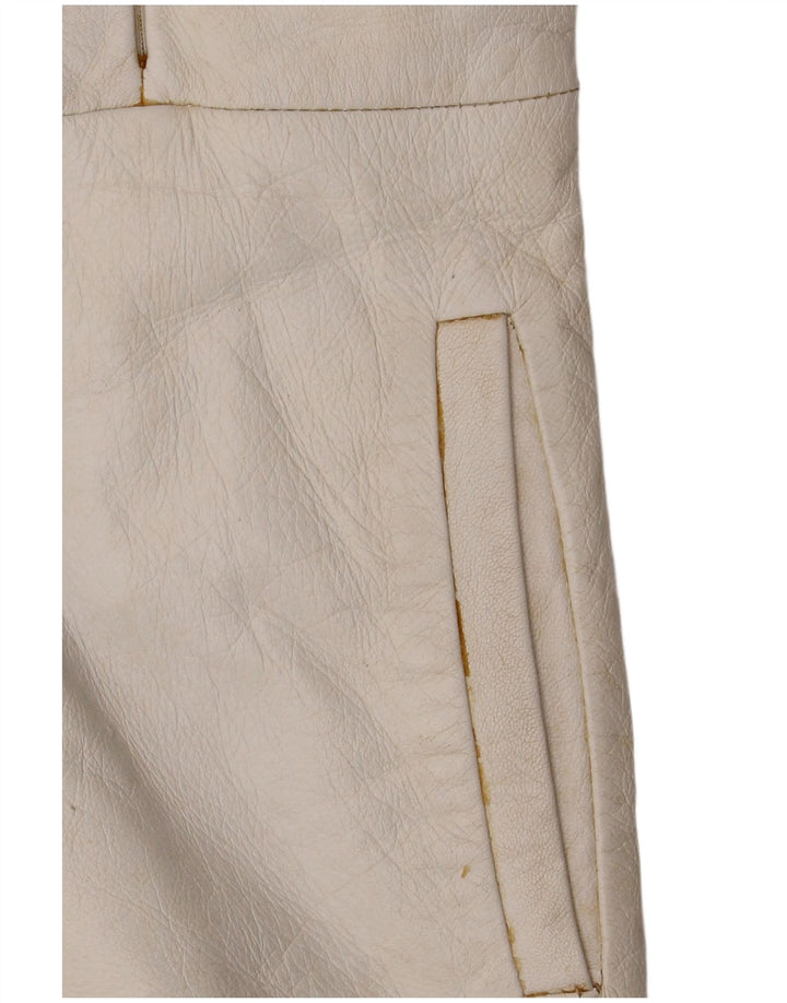 CONBIPEL ženska kožna jakna s kapuljačom IT 42 srednje bijele kože