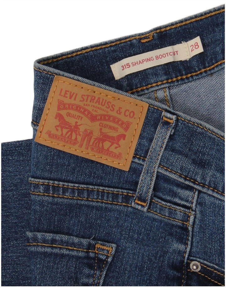 Levi's ženske 315 traperice s krojem za oblikovanje W28 L32 plavi pamuk