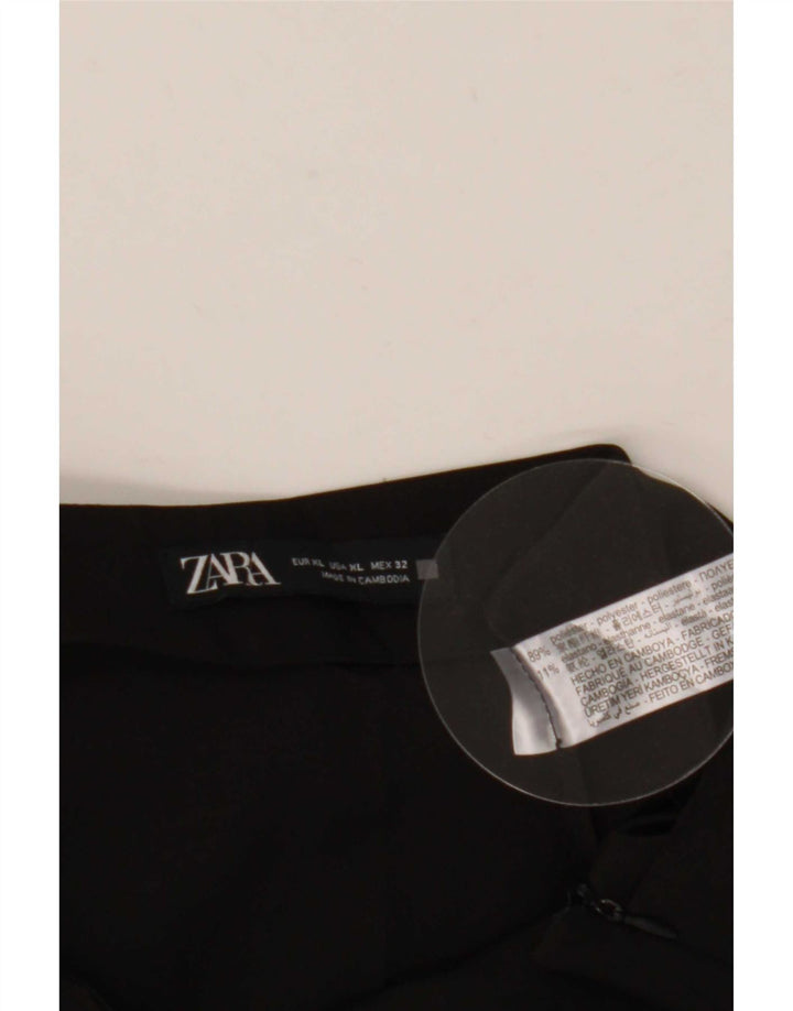 Ženska kratka hlača Zara XL W32 crni poliester