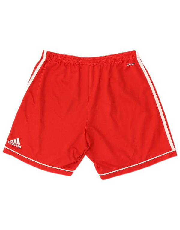 Adidas muške Graphic Regular sportske kratke hlače srednje crvene boje od poliestera