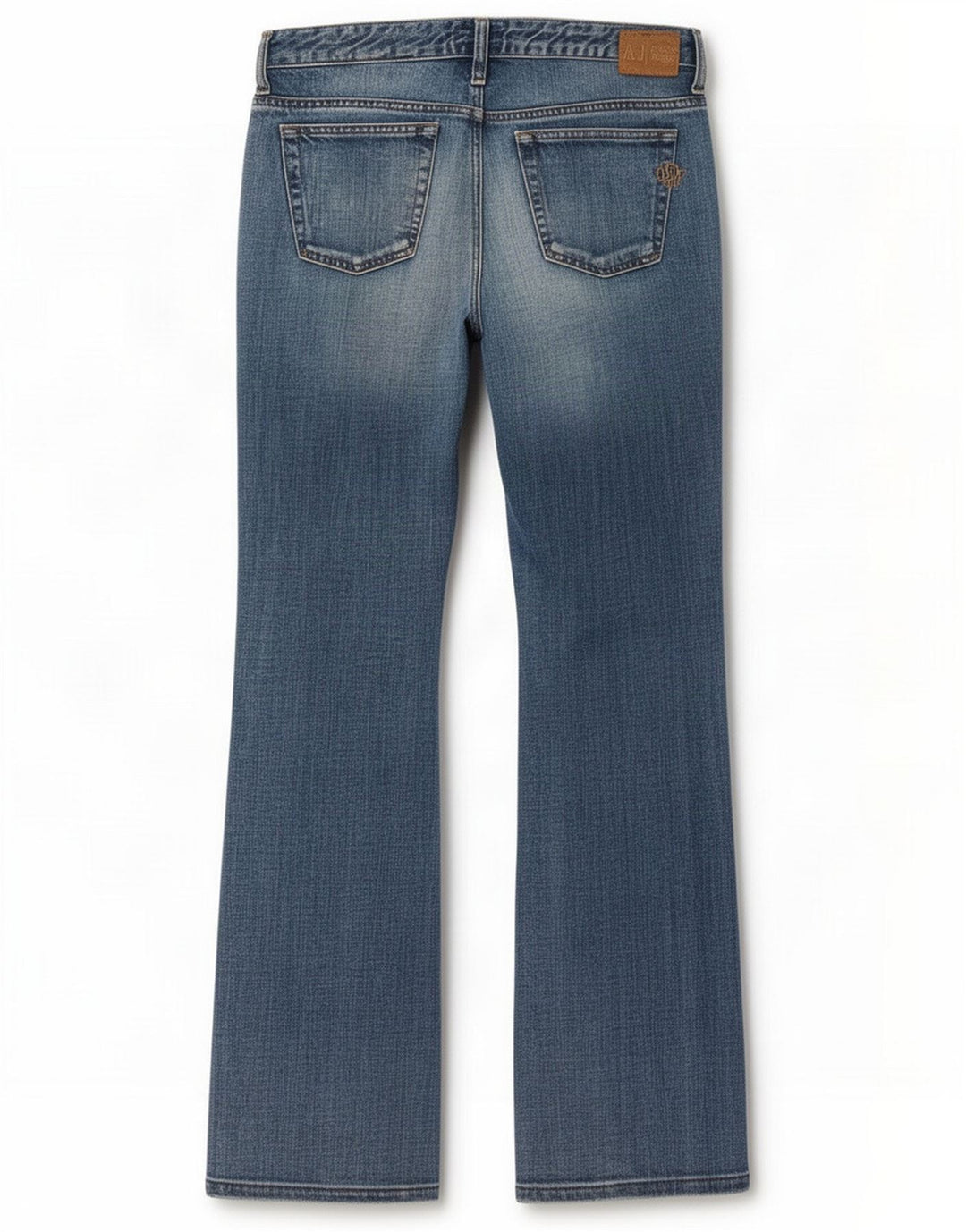 Armani Ženske Bootcut Jeans W31 L33 Blue Cotton
