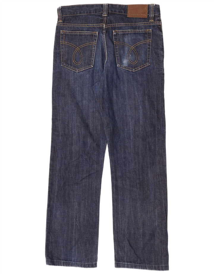 Calvin Klein ženske ravne traperice W33 L31 tamnoplave