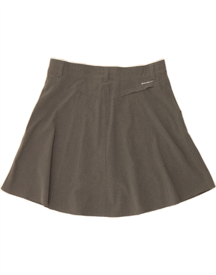 EDDIE BAUER Womens Mini Skirt US 8 Medium W34  Grey Polyester Vintage Eddie Bauer and Second-Hand Eddie Bauer from Messina Hembry 