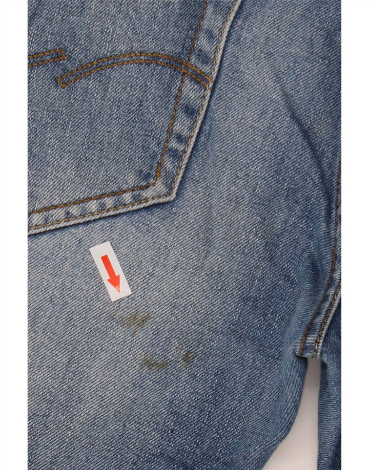 Jack & Jones muške traper kratke hlače male W30 plavi pamuk