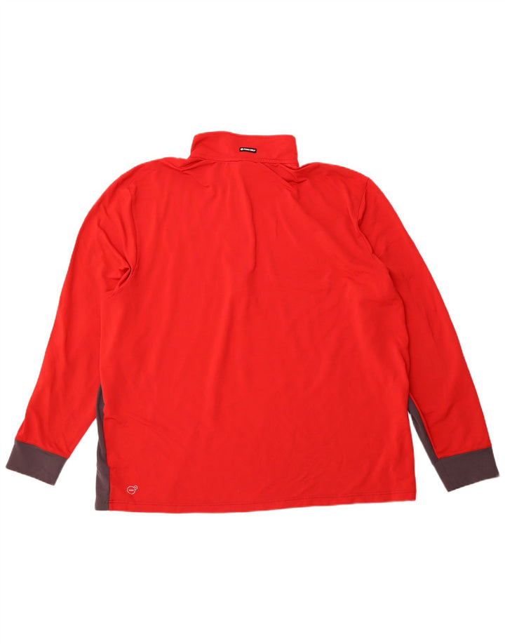 PUMA Muška trenirka s patentnim izrezom i gornjim dijelom trenirke 3XL sivi poliester u boji