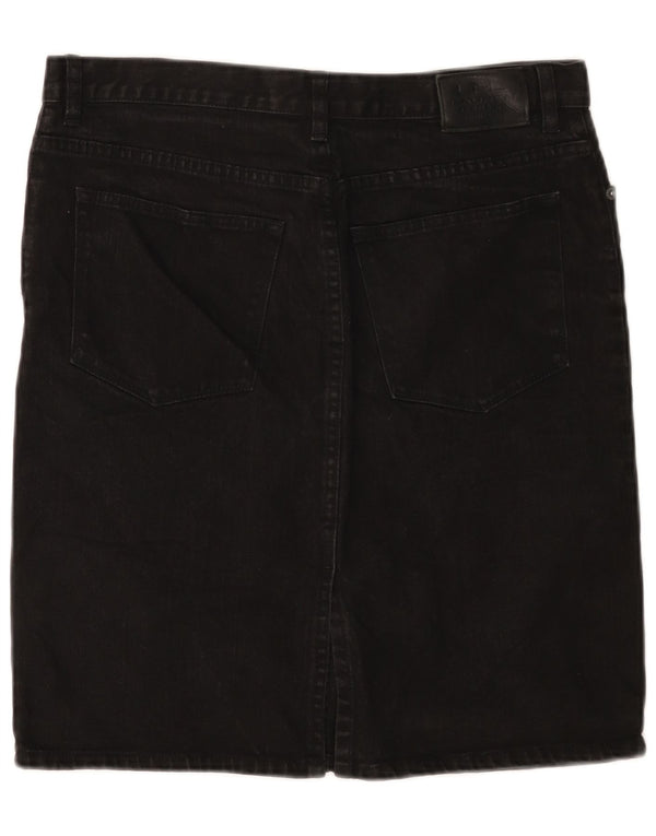 Ralph Lauren ženska traper suknja US 12 Large W32 crni pamuk