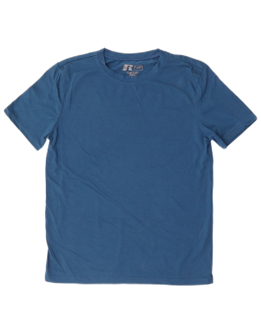 Russell atletska majica kratkih rukava za dječake 14-15 godina XL plavi poliester