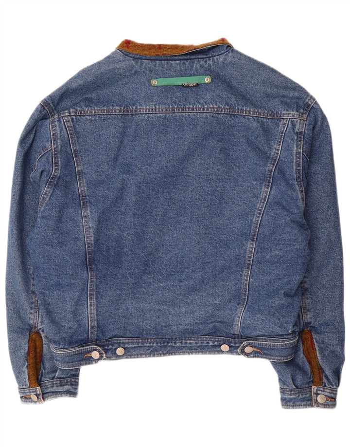 Vintage ženska prevelika traper jakna IT 50 XL plavi pamuk