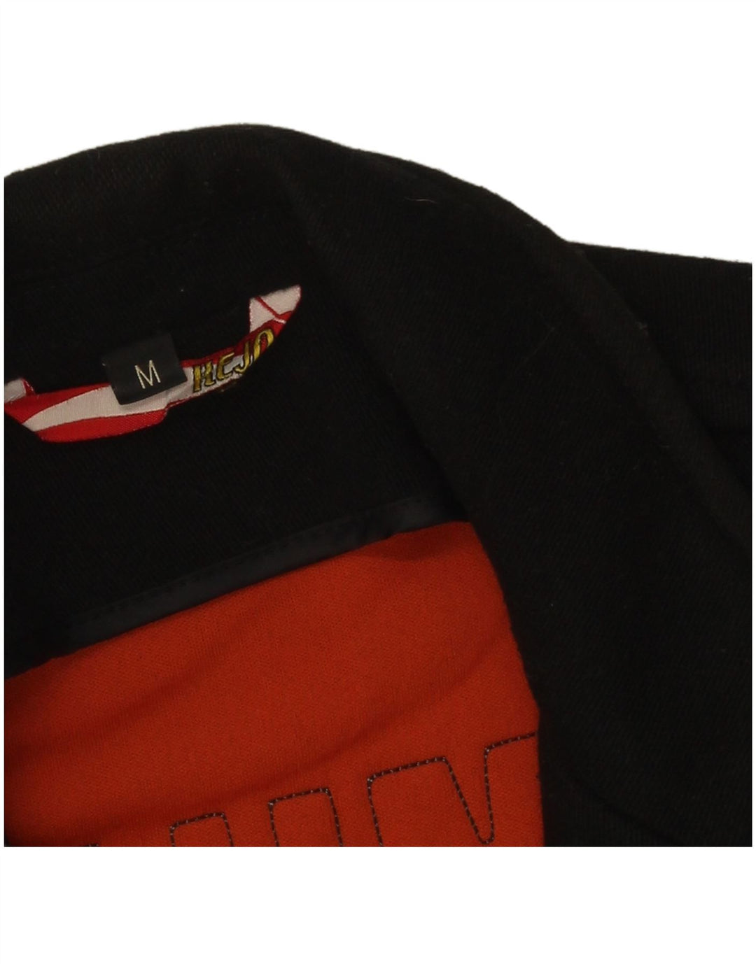 Kejo Muška jakna sa 3 gumba sa grafikom UK 38 srednje crna vuna