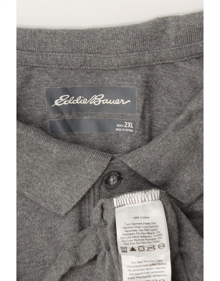 EDDIE BAUER Muška polo majica 2XL sivi pamuk