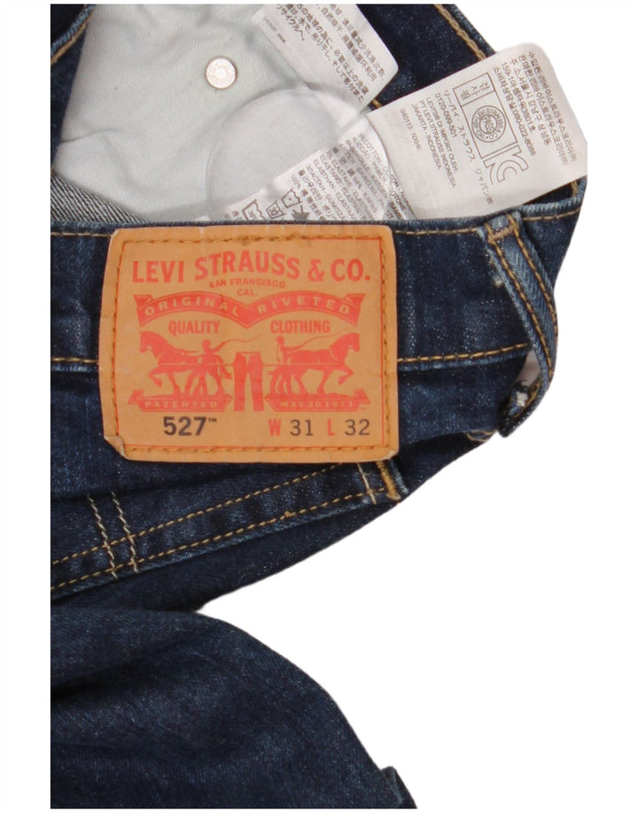 Levi's muške 527 Bootcut traperice W31 L32 tamnoplavi pamuk