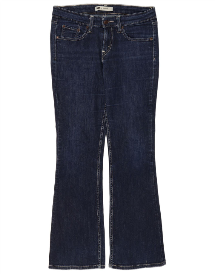 Levi's ženske 518 super niske traperice US 7 srednje W30 L30 tamnoplave