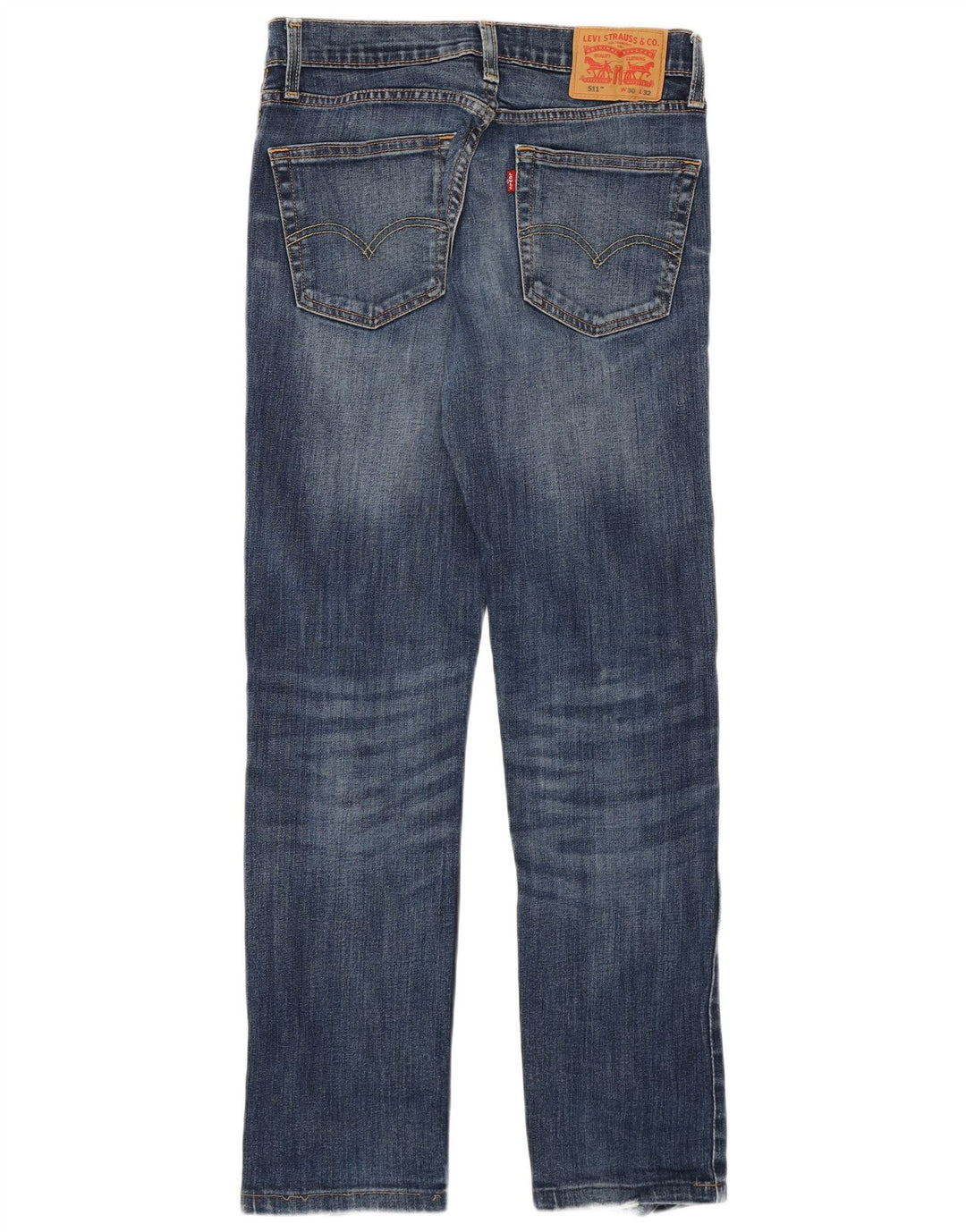 Levi's muške 511 uske traperice s oštećenjem W30 L29, plavi pamuk