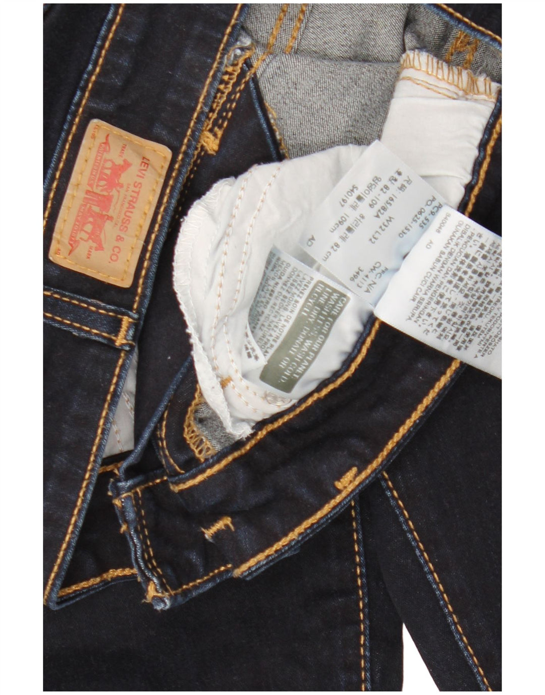 LEVI'S ženske uske traperice 535 Legging W32 L31 tamnoplavi pamuk