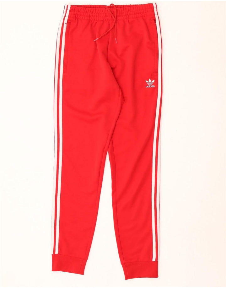 Adidas muške trenirke hlače male crvene poliesterske hlače