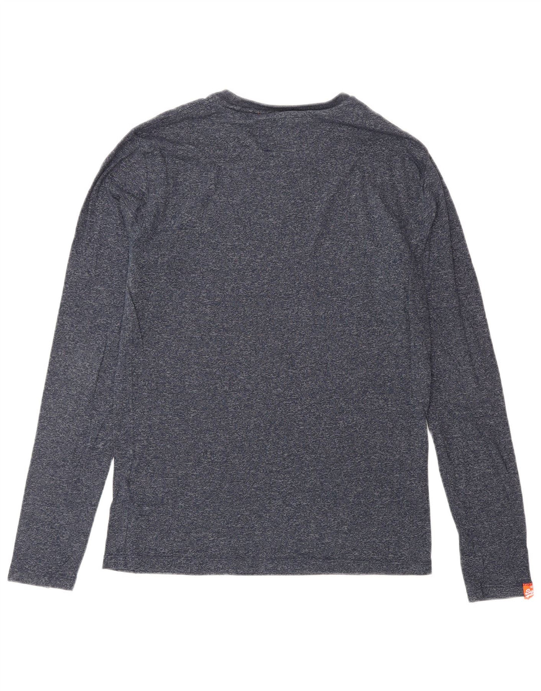 SUPERDRY muška majica dugih rukava, srednje tamnoplavi pamuk