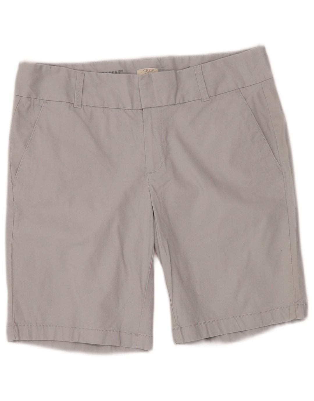 J. CREW Ženske chino kratke hlače US 6 srednje W30 sivi pamuk