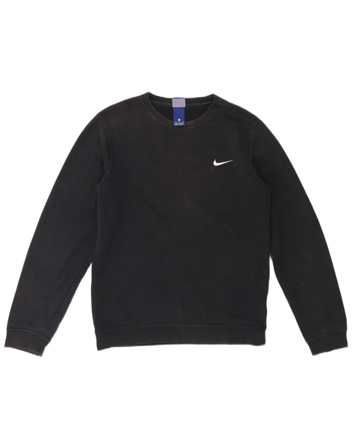 Mali crni pamučni muški džemperi Nike