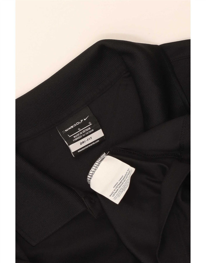 Nike muška Dri Fit polo majica velika crna poliester