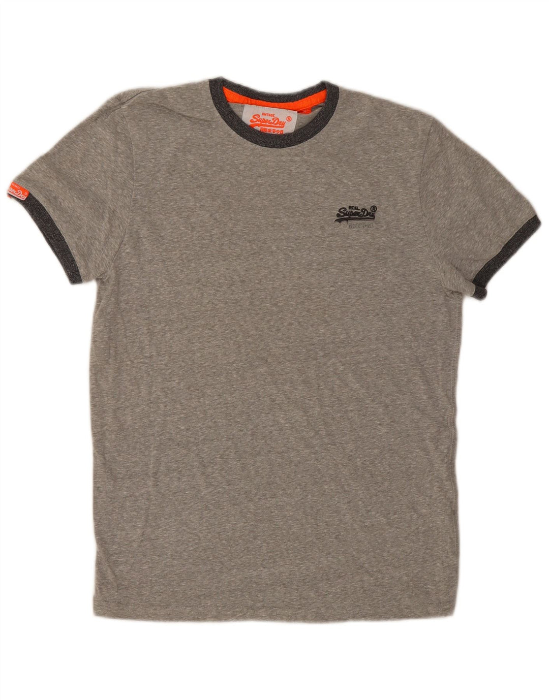 Superdry muška majica kratkih rukava, srednje sivi flekasti pamuk