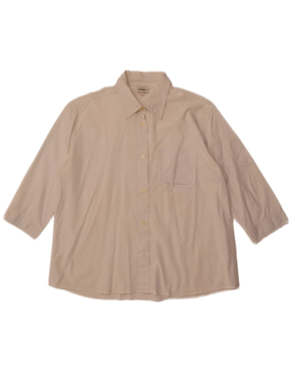 CALVIN KLEIN JEANS Ženska košulja 3/4 rukava UK 16 Large Off White