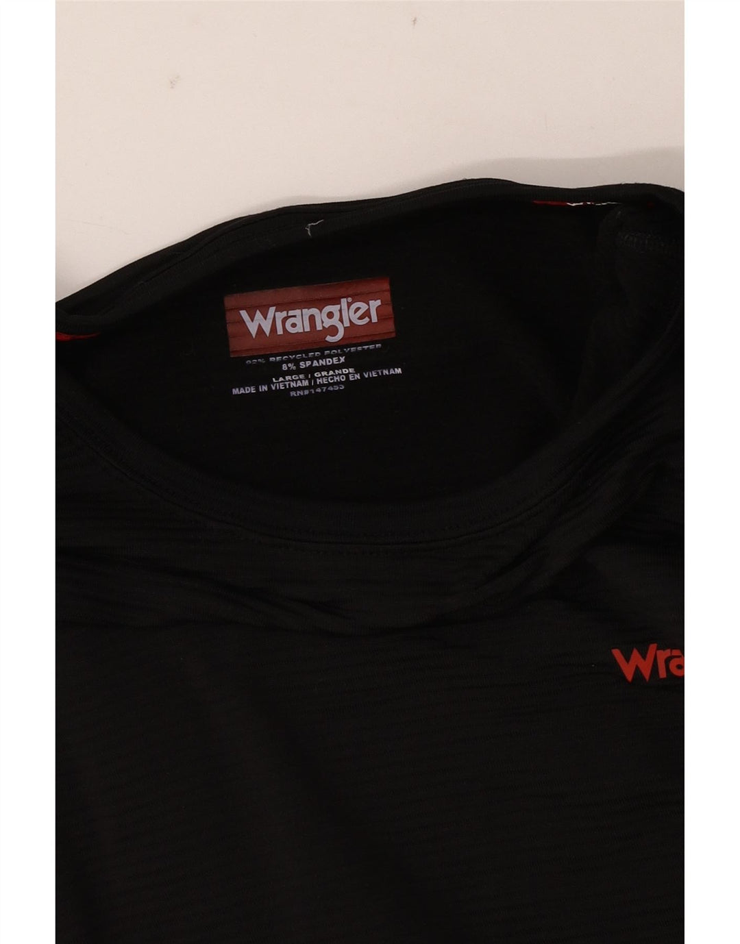 Wrangler muška majica dugih rukava veliki crni poliester