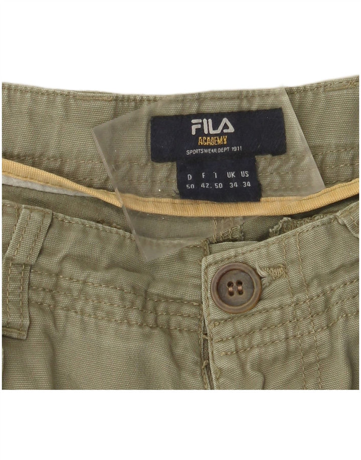 Fila muške kargo kratke hlače W34 velike kaki boje